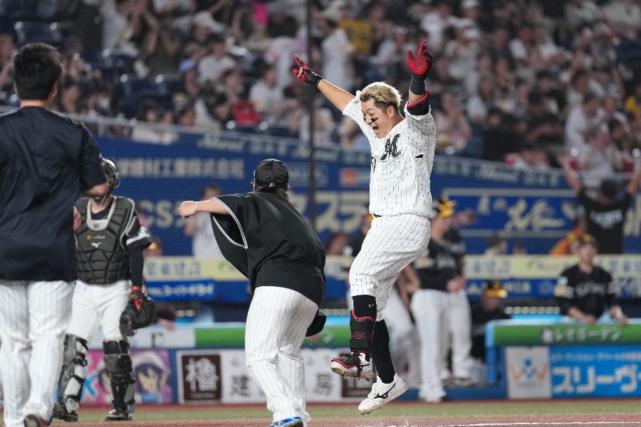 覚醒の時を迎えているロッテ・山口航輝【写真：井上学】