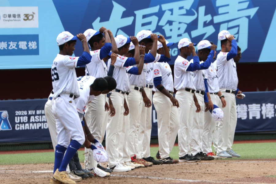 U18 アジア選手権で奮闘したスリランカ代表【写真：神吉孝昌】