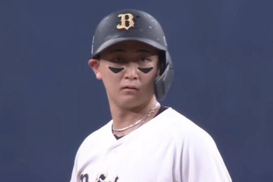 ソフトバンク戦に出場したオリックス・紅林弘太郎【画像:パーソル パ・リーグTV】