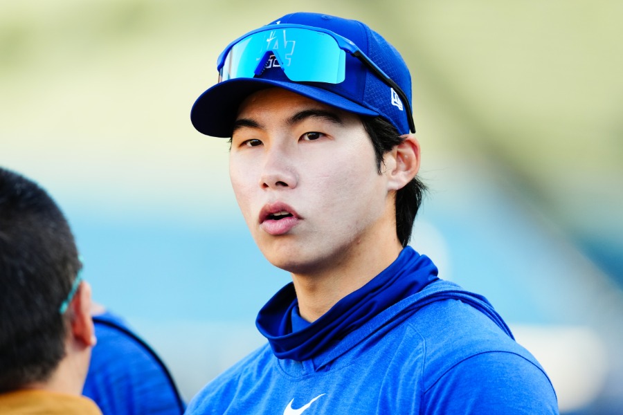 ドジャースのキム・ヘソン【写真:黒澤崇】