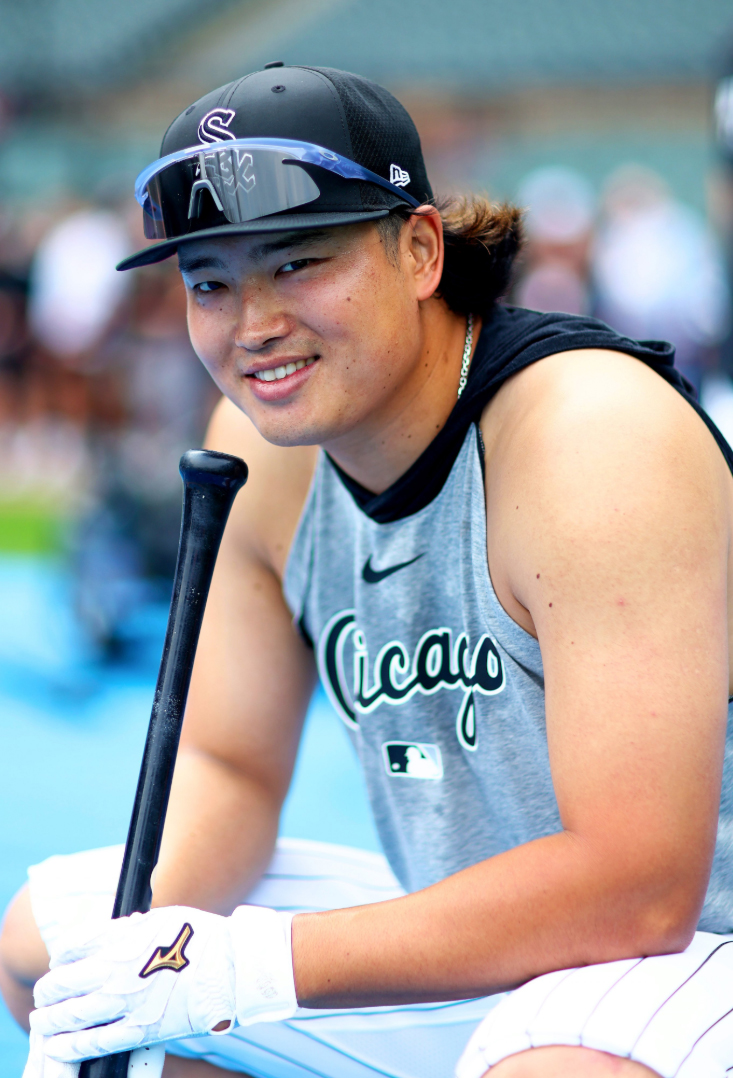 MLB公式が公開した村上の姿（画像はスクリーンショット）
