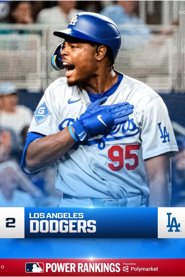 MLB公式インスタグラムが投稿したドジャースのホスエ・デポーラ(画像はスクリーンショット)