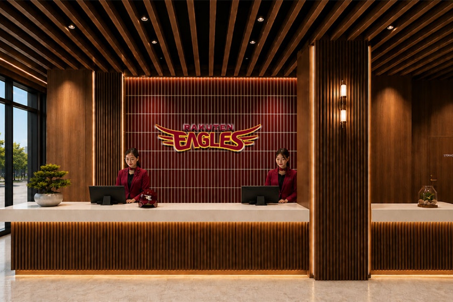 コンシェルジュが常駐する専用ゲートはまるでホテルのよう【写真提供:(C)Rakuten Eagles】