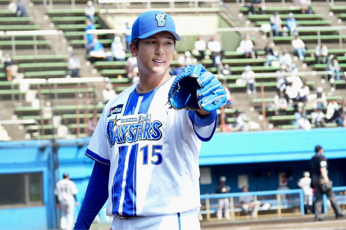 島田は同期が1軍で活躍する姿にも「別に意識したことはない」という【写真：町田利衣】