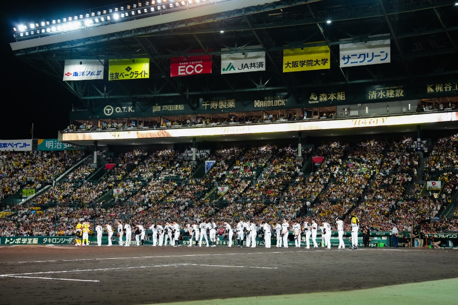 阪神ナイン【写真：黒澤崇】
