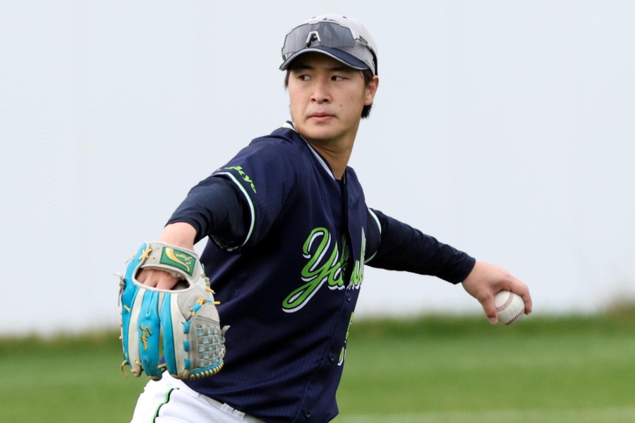 ヤクルト・長谷川宙輝【写真：栗木一考】