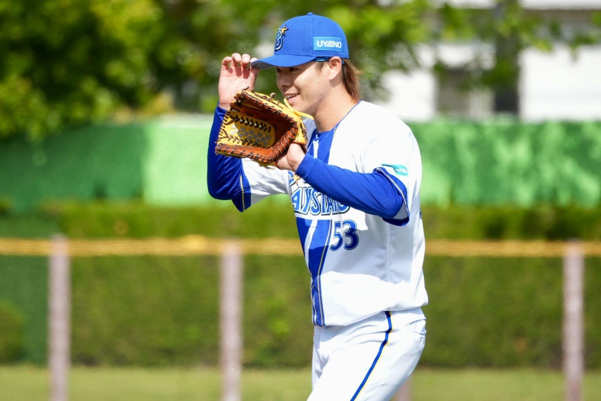 現役生活に別れを告げる【写真：町田利衣】
