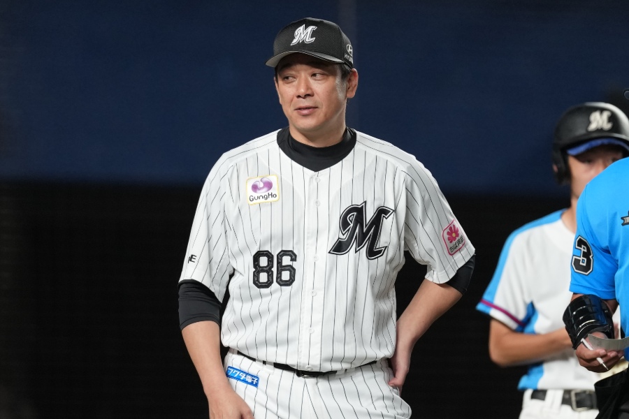 ロッテ・サブロー監督【写真:井上学】