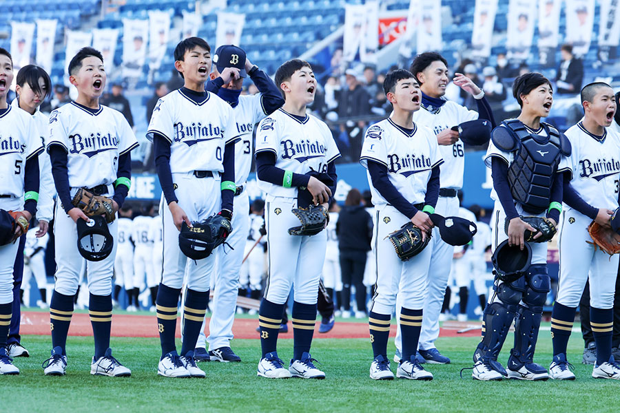 昨年大会に出場したオリックスジュニアナイン【写真:加治屋友輝】