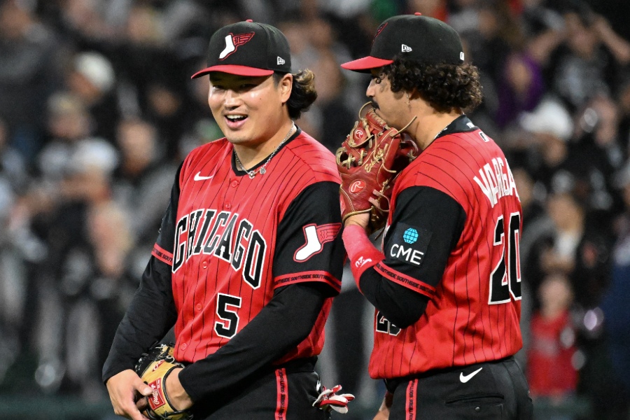 Wソックス・村上宗隆（左）とミゲル・バルガス【写真：ロイター】
