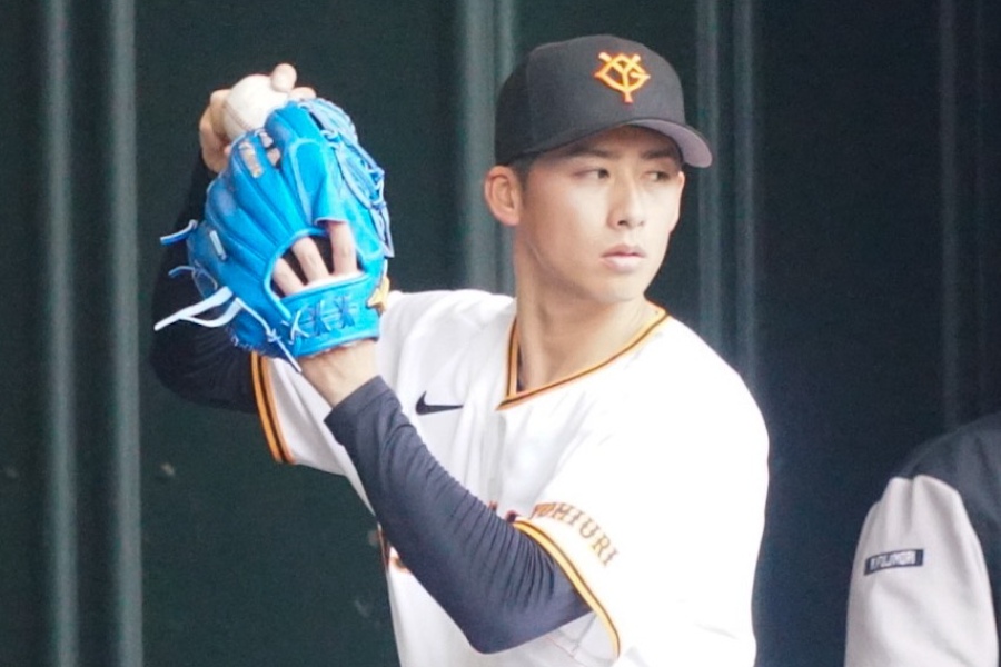 戦力外通告を受けた巨人・板東湧梧【写真：湯浅大】
