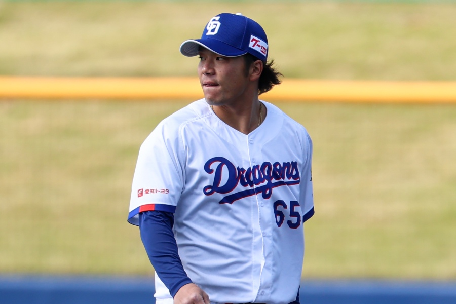 中日・知野直人【写真:加治屋友輝】