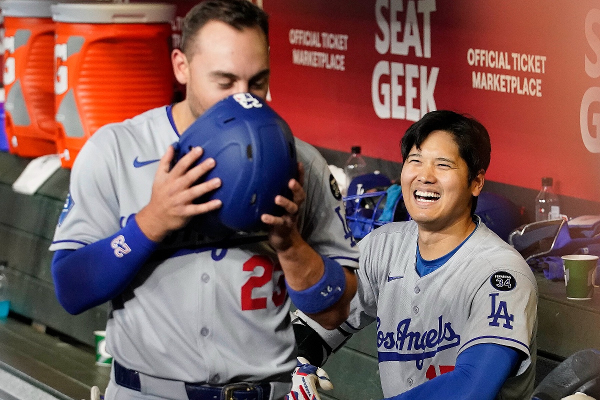 ドジャースでは大谷らスター軍団と良好な関係を築いていた【写真：アフロ】