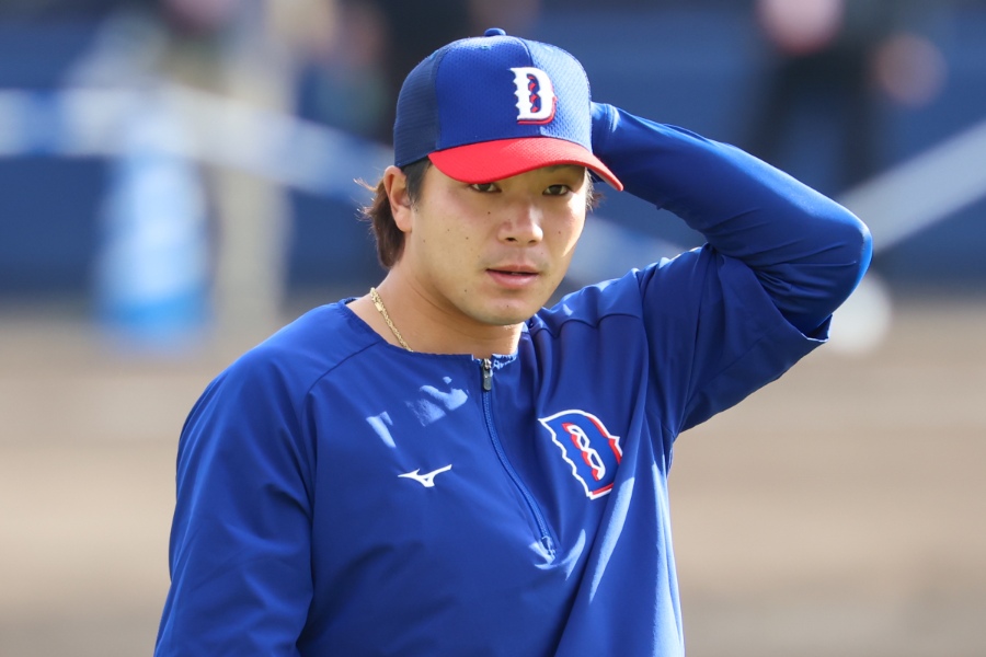 中日・知野直人【写真：加治屋友輝】