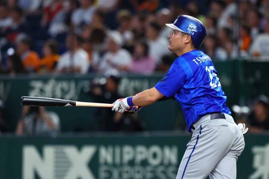 巨人戦に出場したDeNA・筒香嘉智【写真：加治屋友輝】