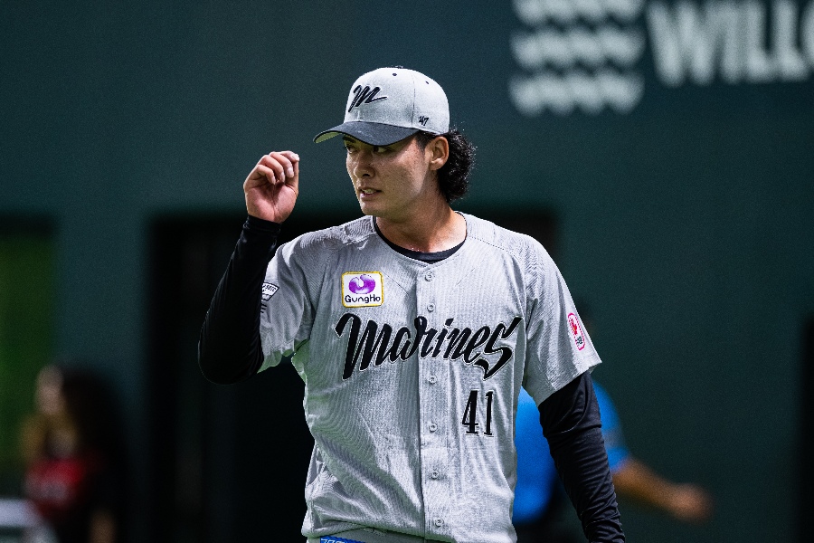 ロッテ・一條力真【写真：古川剛伊】