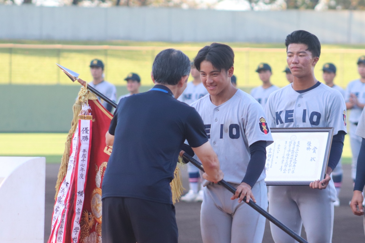 秋季大会優勝に導いた主将の橋本周磨【写真：大利実】