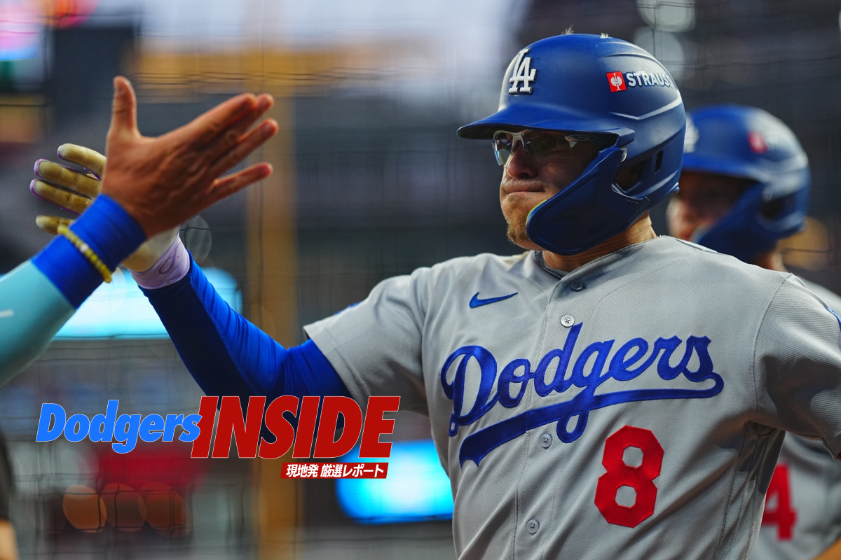 ブレーブス戦で決勝2ランを放ったドジャースのエンリケ・ヘルナンデス【写真：荒川祐史】