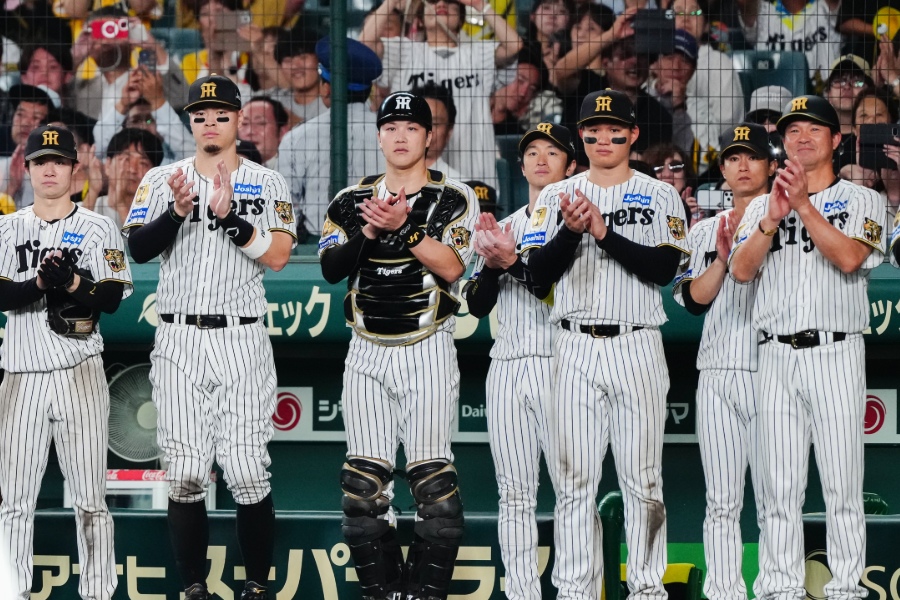 阪神ナイン【写真:黒澤崇】
