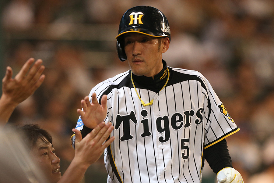阪神時代の平野恵一【写真提供：産経新聞社】