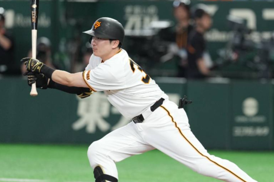 DeNA戦に出場した巨人・泉口友汰【写真：井上学】