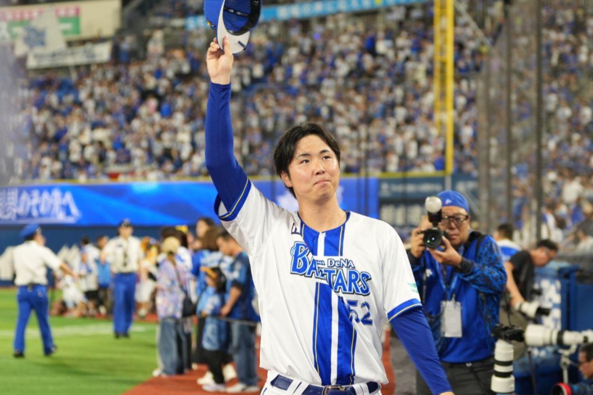 今季、33試合に登板しDeNAブルペンを支えた浜地真澄【写真：加治屋友輝】