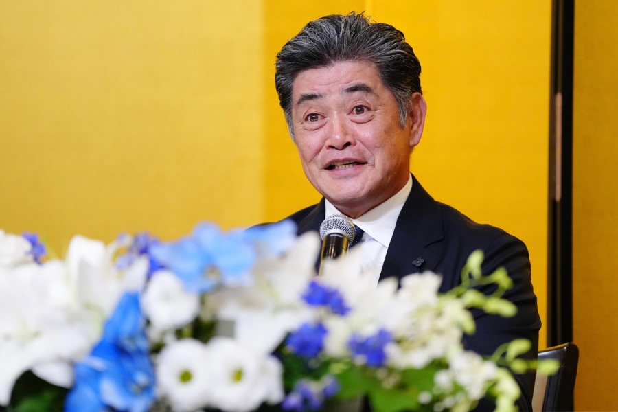 中日・工藤公康新監督【写真:黒澤崇】