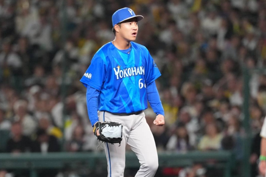 好救援を見せたDeNA・岩田将貴【写真：井上学】