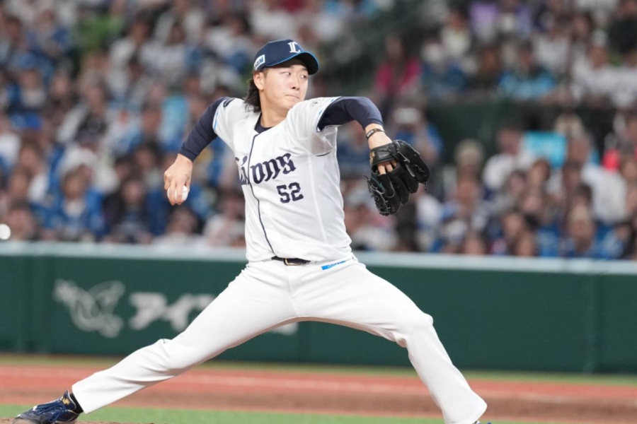 西武・篠原響【写真：井上学】　