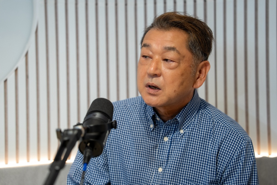 巨人でスカウト部長を務めた岡崎郁氏【写真：編集部】