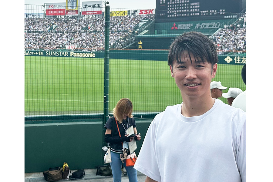 自身がフォームに苦しんだ分「野球が楽しくできるように指導したい」と吉永さん【写真：本人提供】