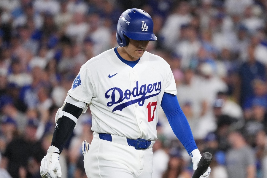 ブルワーズ戦に出場したドジャース・大谷翔平【写真:ロイター】
