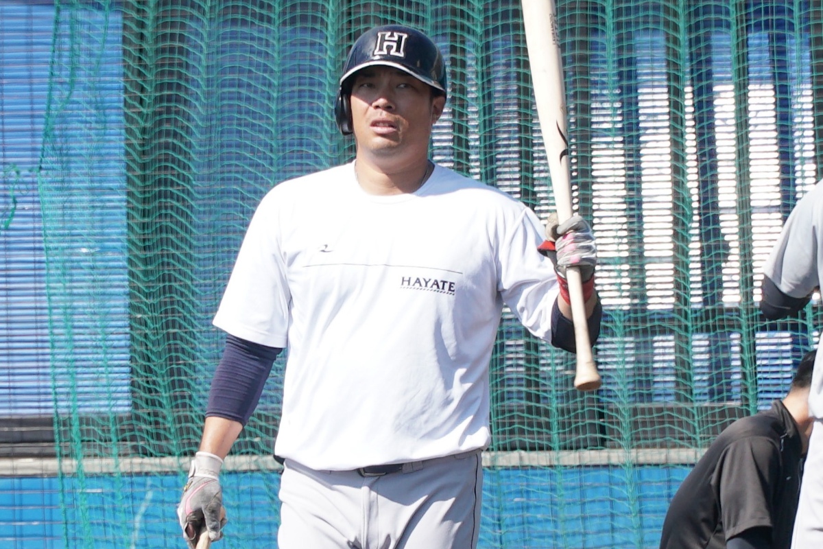 “ハヤテ3年目の今季、110試合に出場した【写真：湯浅大】”