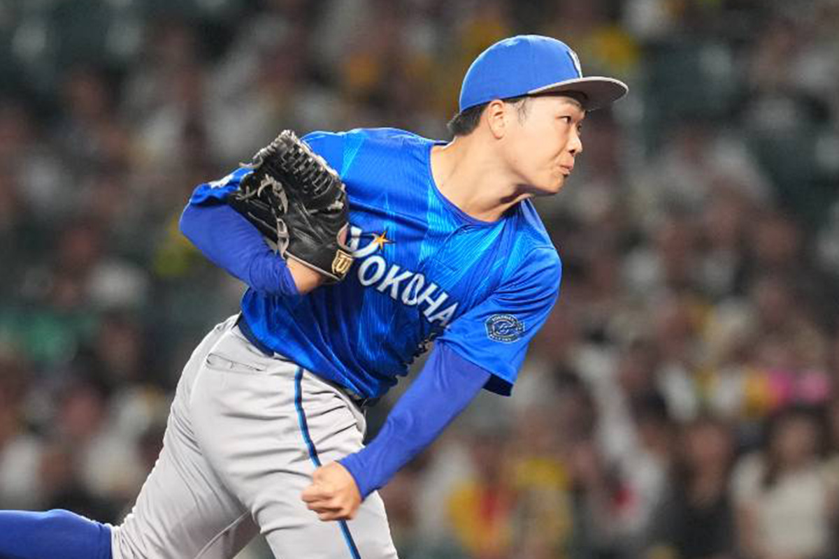 “阪神とのCSファイナルステージ第3戦で7回無失点と好投した【写真：井上学】”