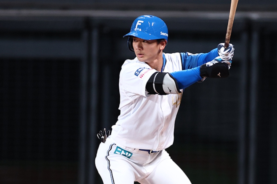 プロ1年目に61試合で打率.181、6本塁打16打点の成績を残した日本ハム・大塚瑠晏【写真：球団提供】