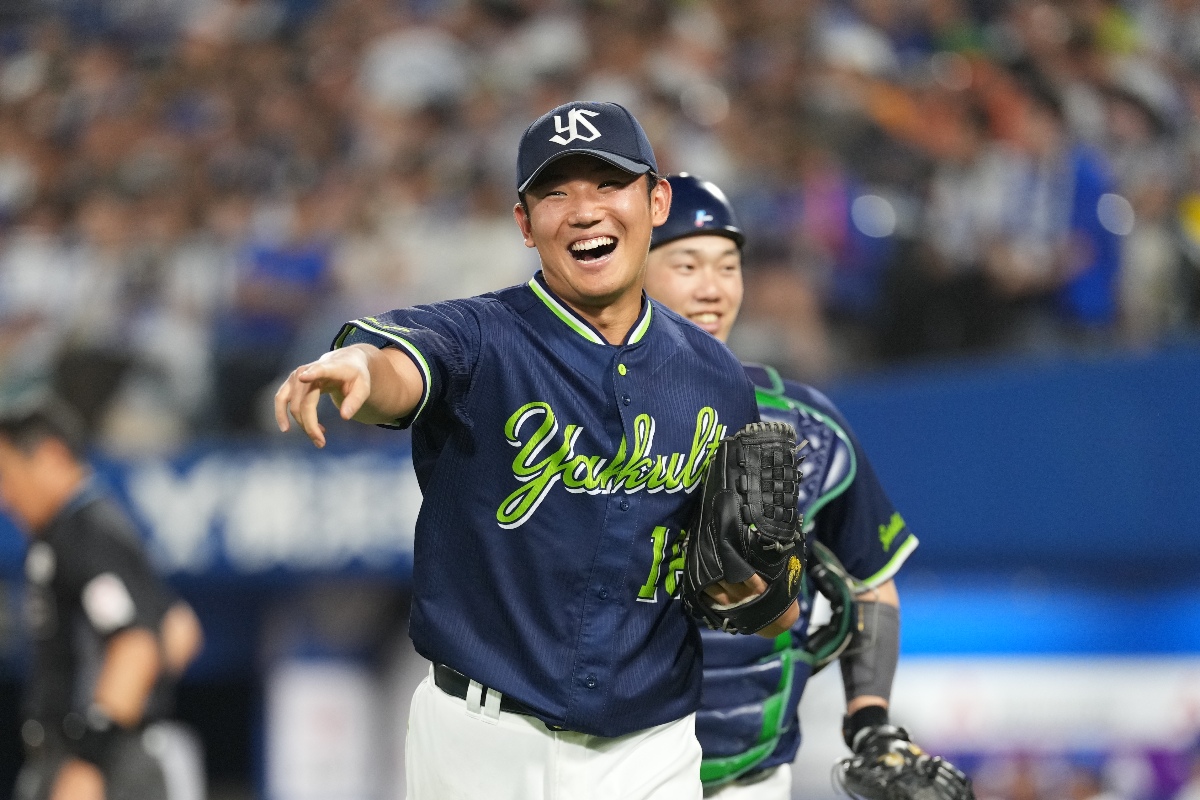 星稜高1学年先輩のヤクルト・奥川恭伸【写真：井上学】