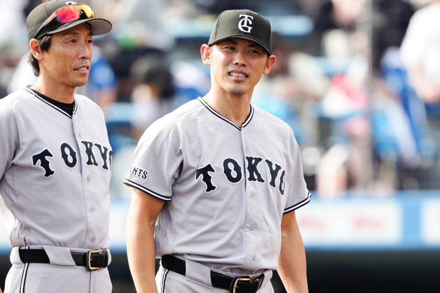 巨人・矢野謙次巡回打撃コーチ【写真：黒澤崇】
