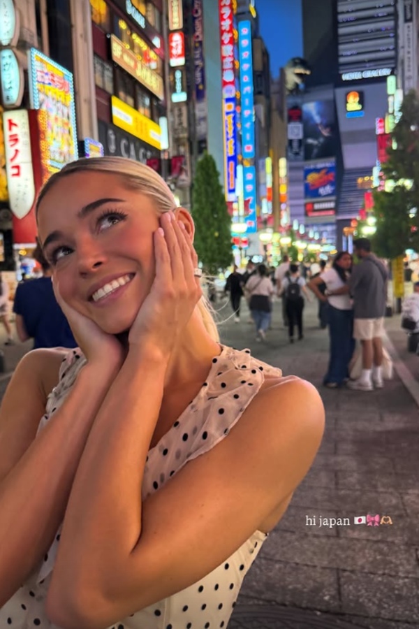 オリビア・ダンさんが自身のインスタグラムのストーリーズを更新（画像はスクリーンショット）