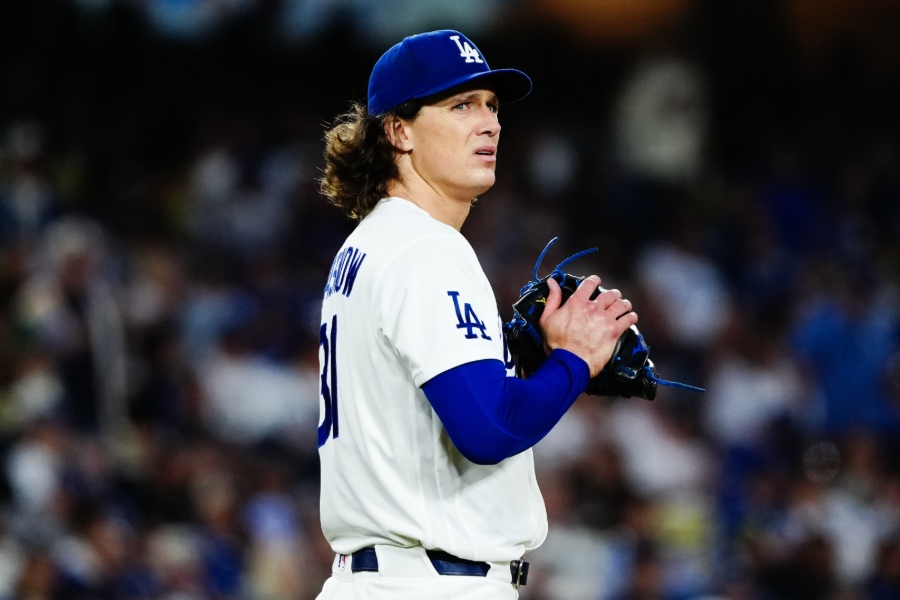 ドジャースのタイラー・グラスノー【写真：黒澤崇】