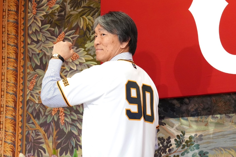 巨人・松井秀喜新監督【写真：黒澤崇】