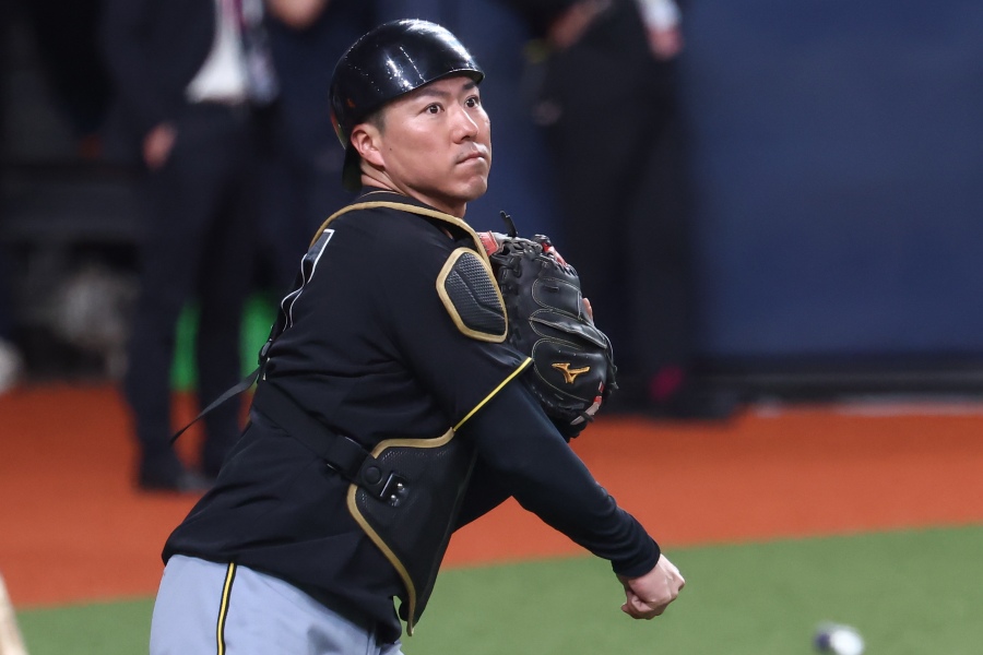 阪神・長坂拳弥【写真：加治屋友輝】