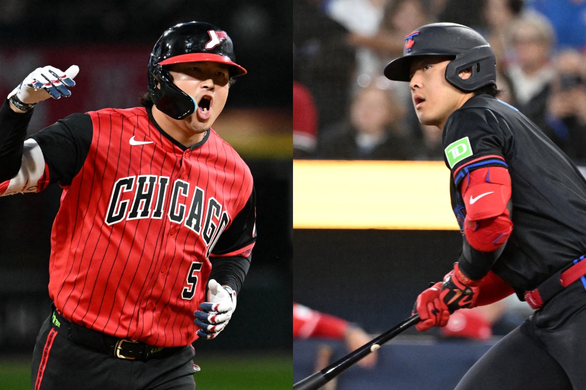 MLB1年目から結果を残したWソックス・村上宗隆(左)とBジェイズ・岡本和真【写真:ロイター】