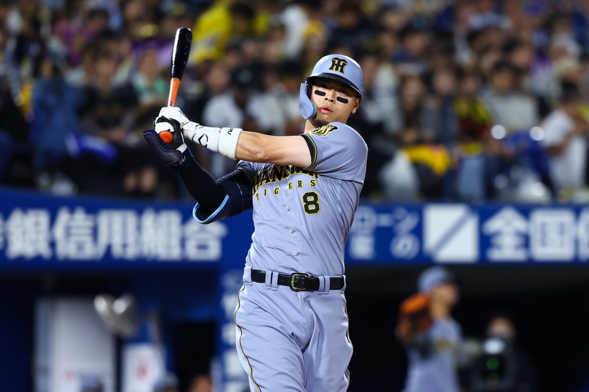 ドジャースが阪神・佐藤輝明を獲得する可能性は？【写真：加治屋友輝】