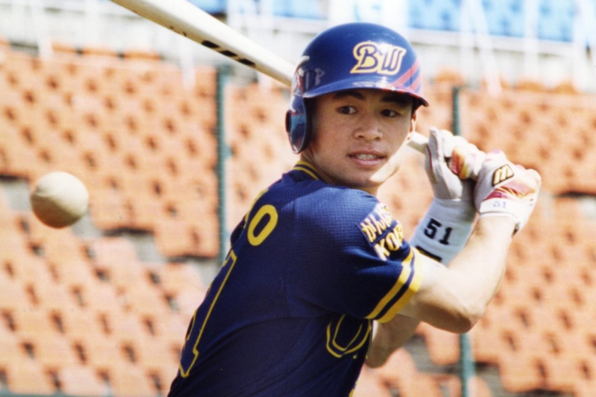 “1995年当時、オリックス時代のイチロー【写真提供：産経新聞社】”