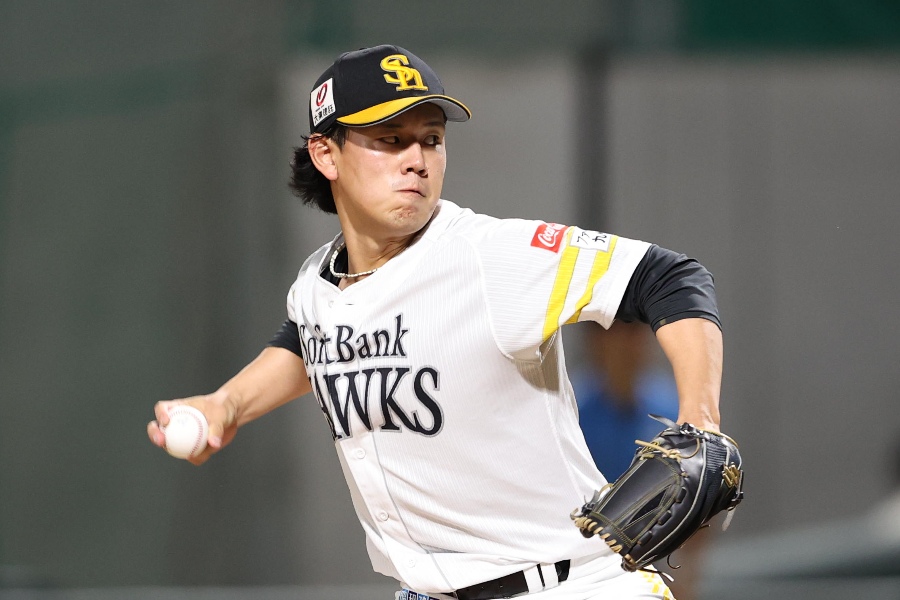 ソフトバンク・岩井俊介【写真:栗木一考】