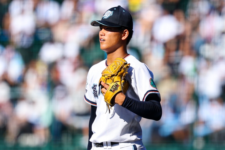 ソフトバンクから育成ドラフト6巡目に指名された高川学園・木下瑛二【写真：加治屋友輝】