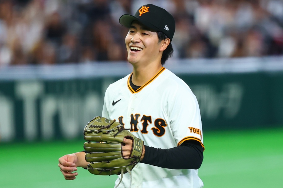 巨人・西舘勇陽【写真：加治屋友輝】