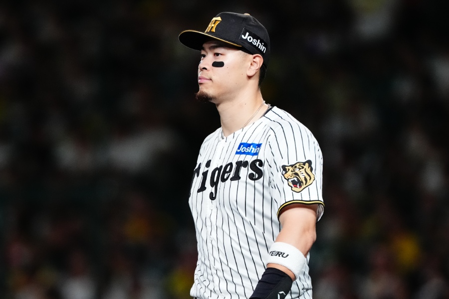 阪神・佐藤輝明【写真：黒澤崇】