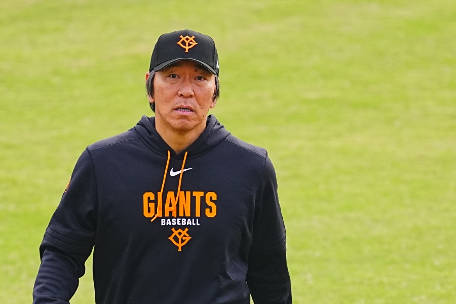 巨人・松井秀喜監督【写真:荒川祐史】