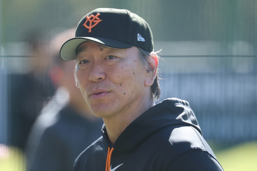 巨人・松井秀喜監督【写真：加治屋友輝】